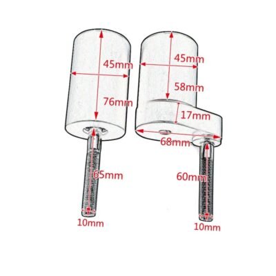 Topes Anticaída compatible con Kawasaki ZX6R ZX-6R 636 2007 2008