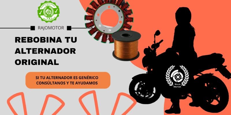 REBOBINADO DE ALTERNADOR HUSQVARNA 450 TE 2003